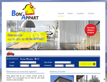 Tablet Screenshot of bon-appart.fr